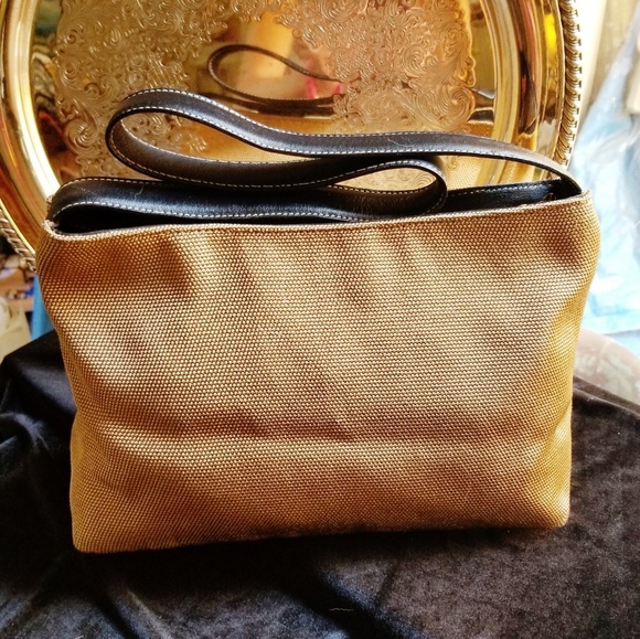 MAXX NY Fabric & Leather Shoulder Bag NWOT - Picture 3 of 8